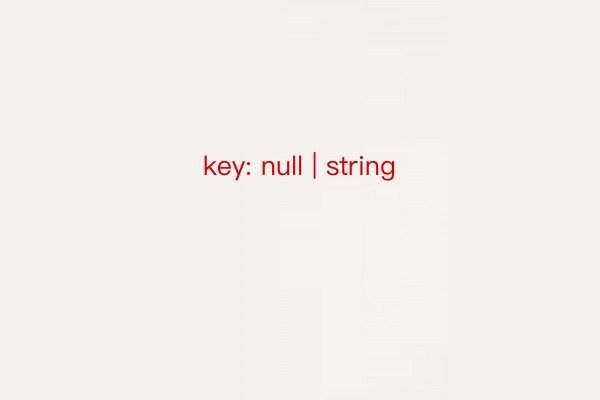key: null | string